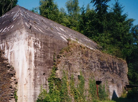 The ruins of the bunker in the residence "Adlerhorst"