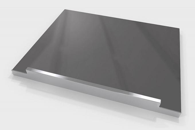 Sandwich panel made of stainless steel.