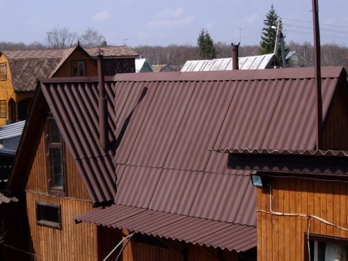 The roof of slate
