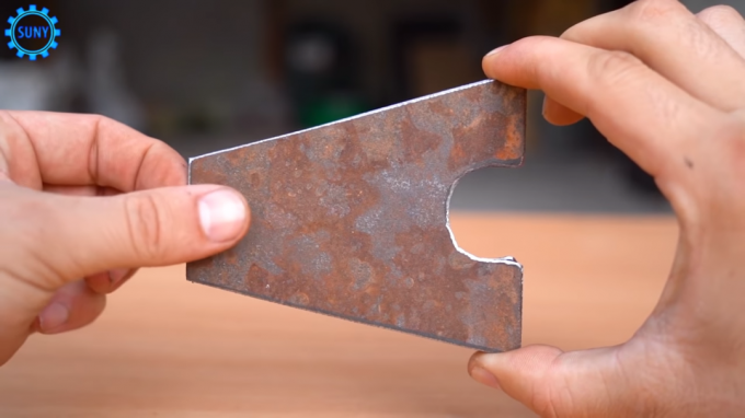 Drilled metal blank with your own hands