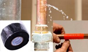 Fast elimination of leaks in pipes under pressure, compounds