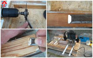 How to make a homemade machine from the remnants and debris. Start