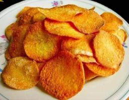 Chips, potato at home for 10 minutes.