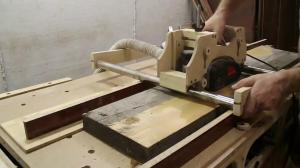 Surface gauge of the planer. Photo report. Part 2