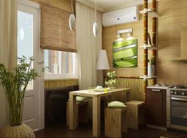 Bamboo trim in the interior: the natural and spectacular decor