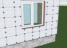 To insulate the outside walls with foam