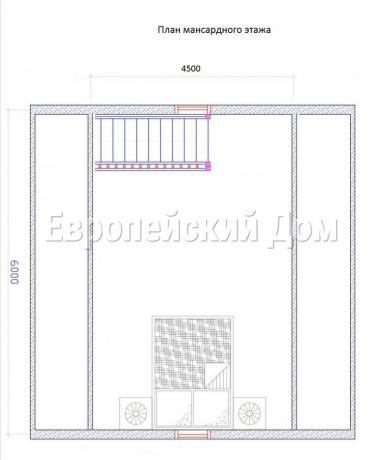 Disposition of the second floor. Photo source: dom-bt.com