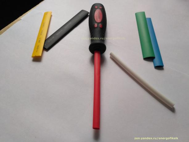 isolating tip screwdriver with shrink tube