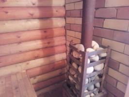 Bath made of logs with minimal cost