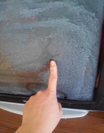 Dust from the humidifier on your TV