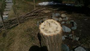 Idea: The sundial of the old stump