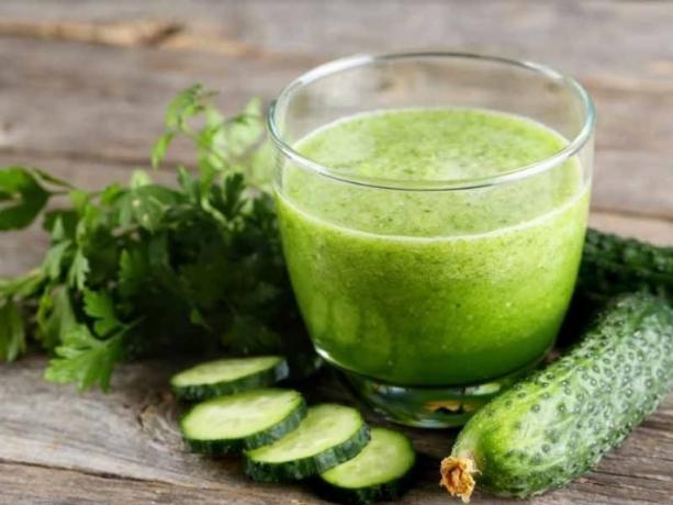 Cucumber juice is much more useful than many other