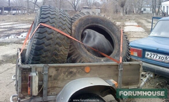  Download heavy tire trailer one can, rolling it across the board.