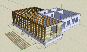 As I built the house. Project.