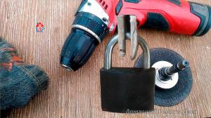 How to cut the lock screwdriver. Method for emergencies