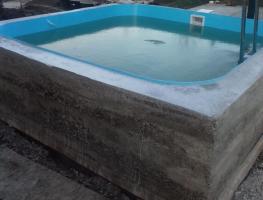 On the question of the choice of the pool I went very responsible. Installation and finishing of the pool in the country