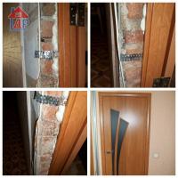 What methods for fixing the door frame in the doorway to use