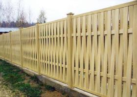 Braided fence boards: simple clearance portion borders