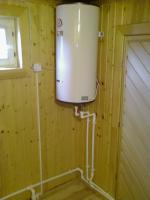 Boilers for hot water Water: device installation