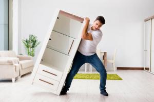 How to move heavy furniture and to avoid damaging the floor