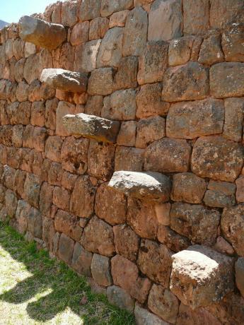 Archaeological ancient complex Tipón. Located 30 kilometers from Cusco