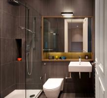 How to easily make your small bathroom bigger than it is. 6 artful ideas
