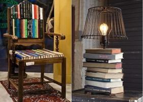 Why not get rid of old, battered books. 6 ideas for inspiration