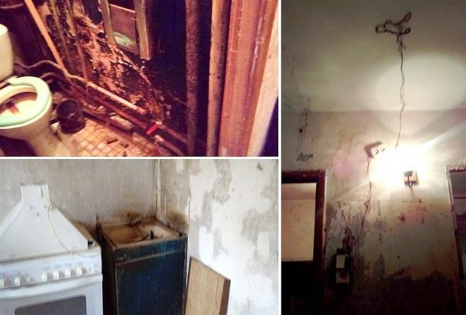 Condition of the apartment after the death of her husband of Hope (image source - kp.ru)