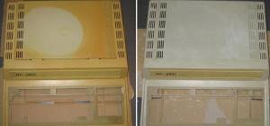 How to quickly and easily to whiten yellowed plastic.