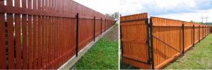 My choice of design and materials of the fence
