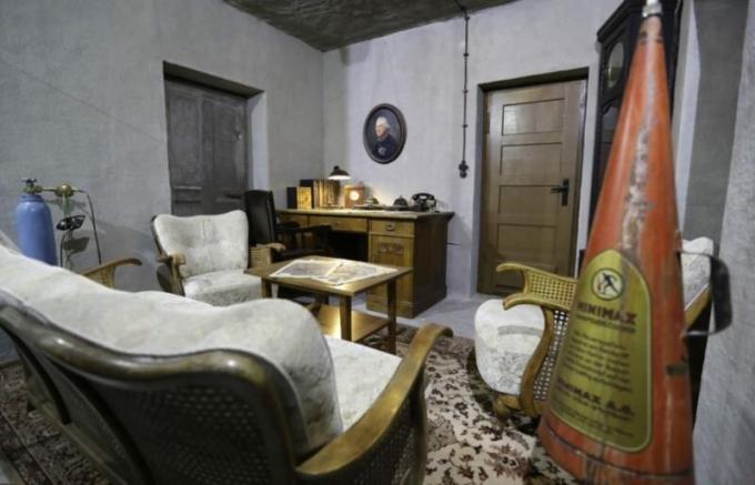 The reconstructed Hitler's office