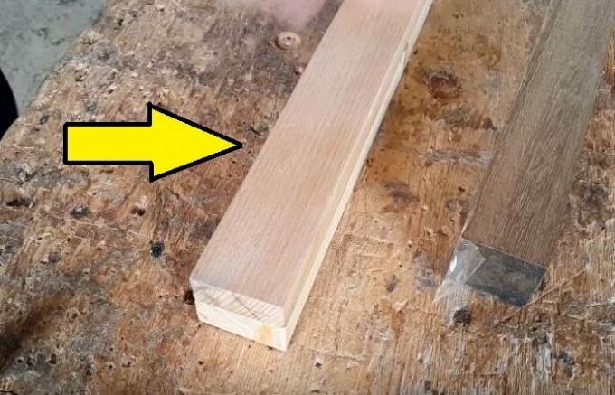 How to fasten two blanks so that the screws are not visible