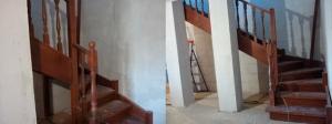 About stairs. with the history of the project