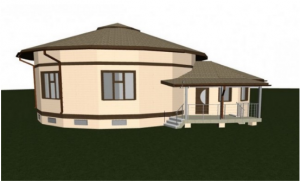 As I designed the house-yurt